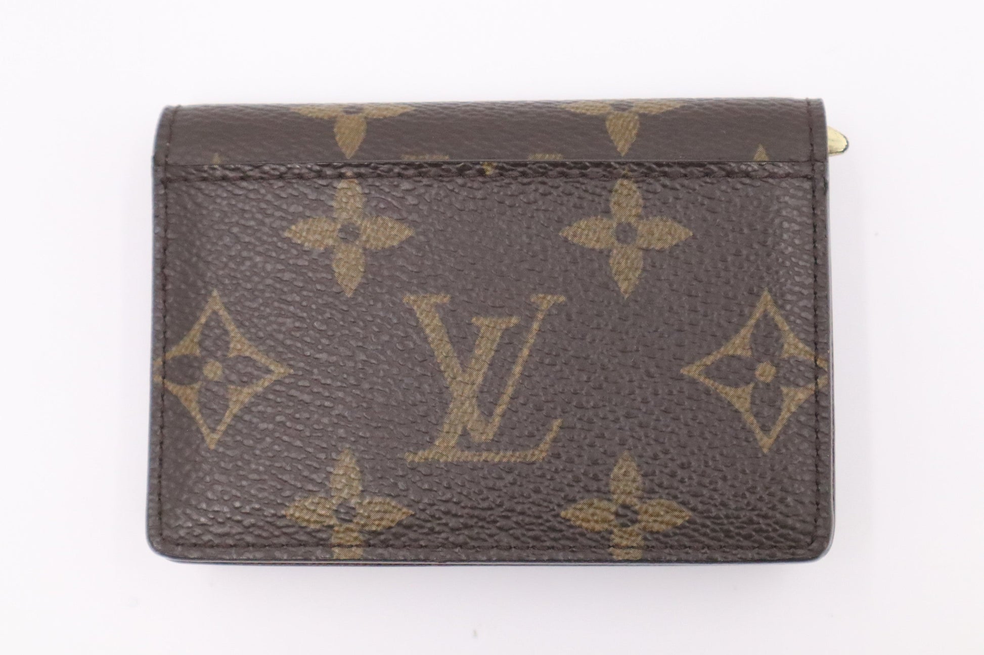 Louis Vuitton Porte Monnaie Accordion Monogram Canvas Wallet Case