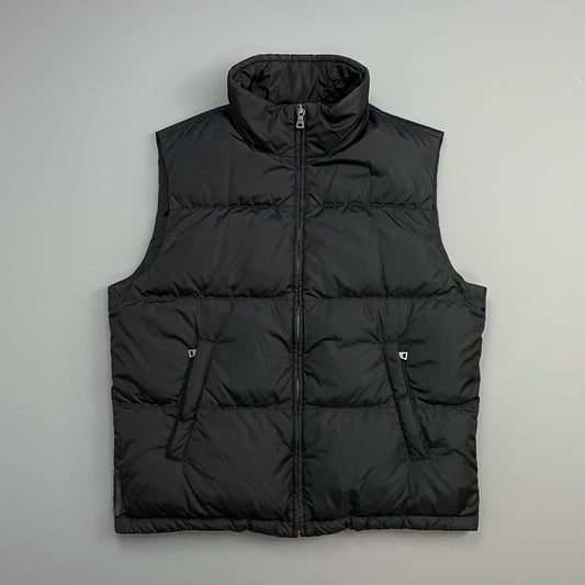 Prada Handbag Sport Down Puffer Gilet Nylon Black
