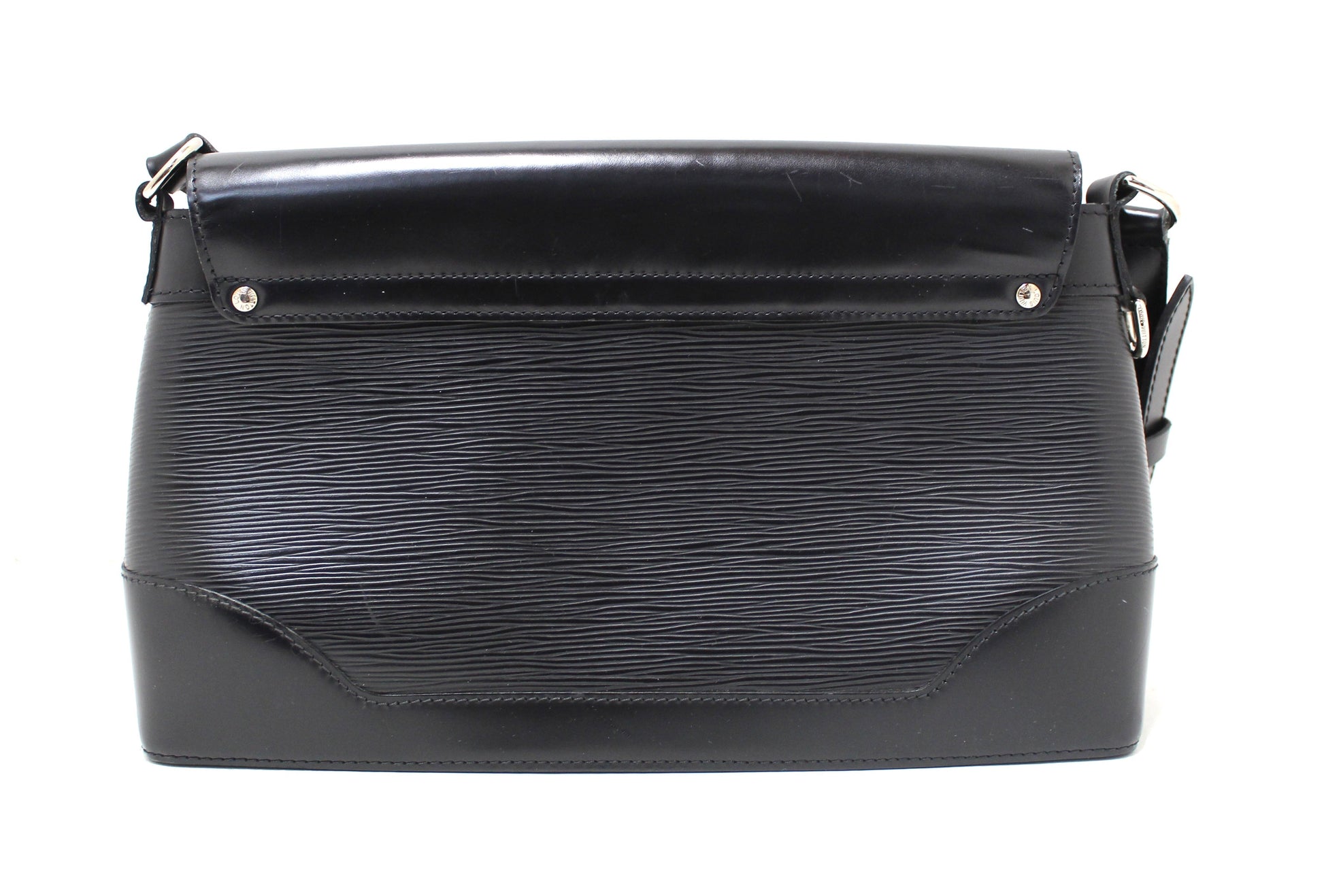 Louis Vuitton Black Epi Leather Bagatelle PM Shoulder Bag