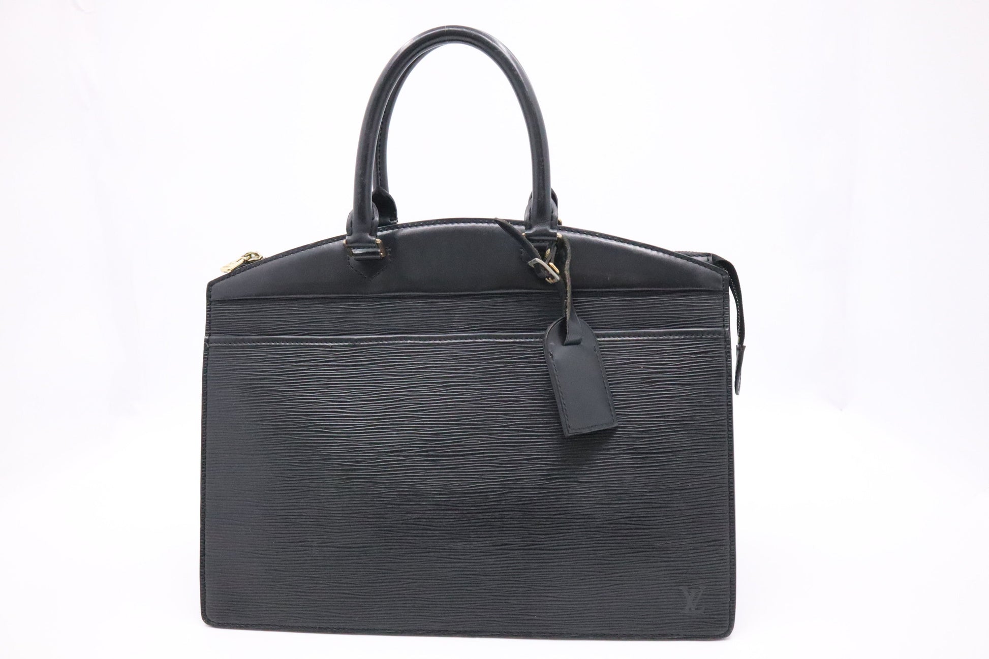 Louis Vuitton Riviera Black Leather Epi Handbag Epi Leather