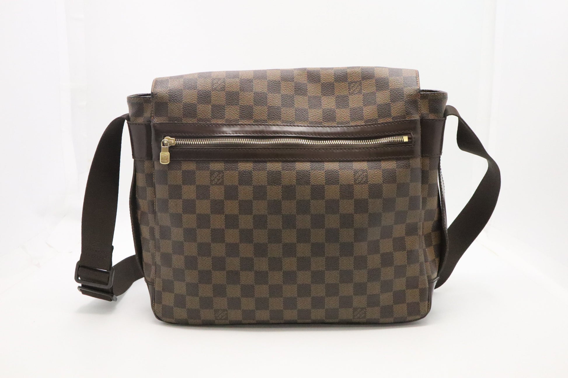 Louis Vuitton Bastille MM Messenger Ebene Damier Canvas Crossbody Bag
