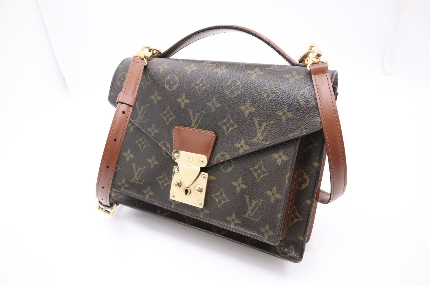 Louis Vuitton Monceau 28 Monogram Canvas Handbag