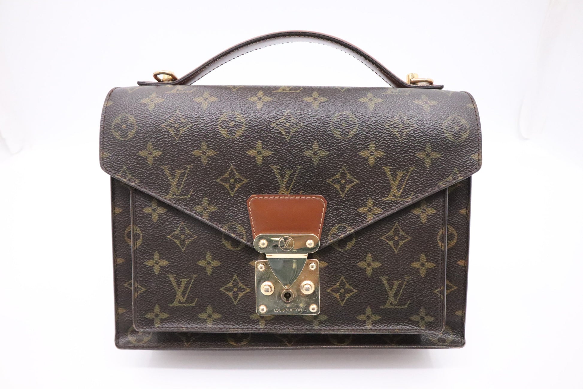 Louis Vuitton Monceau 28 Monogram Canvas Handbag