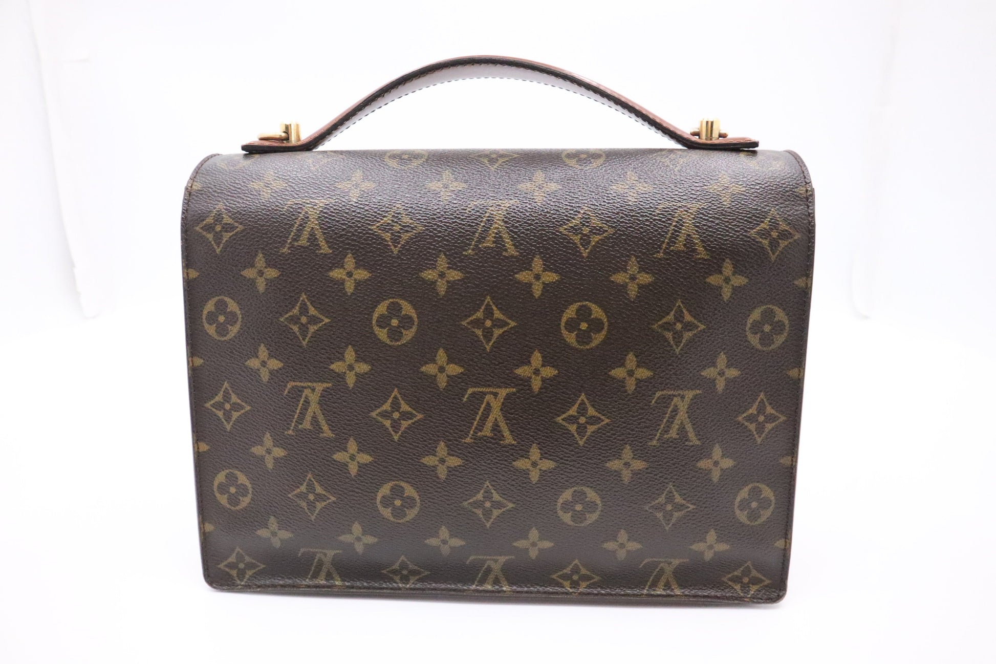 Louis Vuitton Monceau 28 Monogram Canvas Handbag