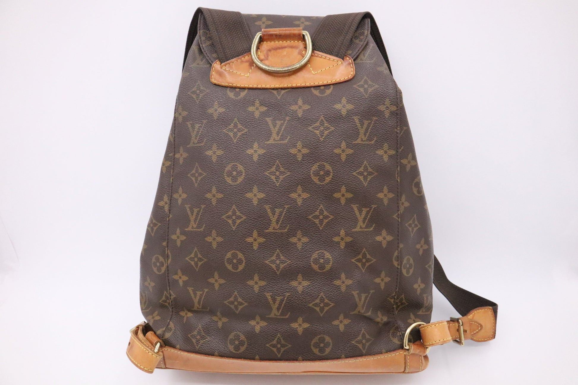 Louis Vuitton Montsouris GM Monogram Canvas Handbag Canvas 2