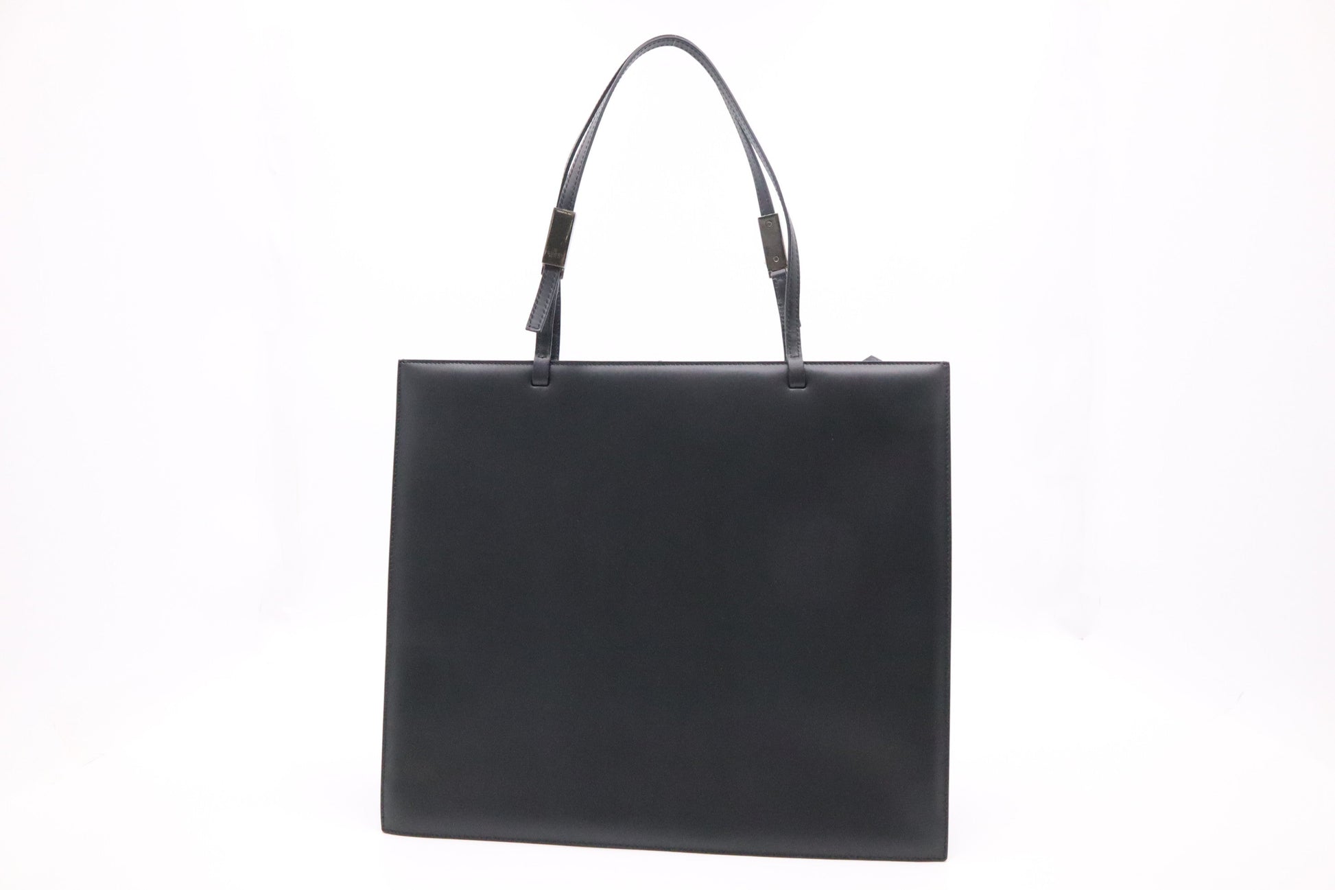 Gucci Black Leather Tote Bag