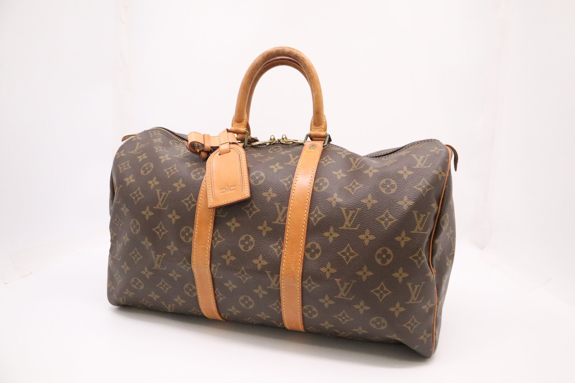 Louis Vuitton Keepall 45 Monogram Canvas Travel Bag