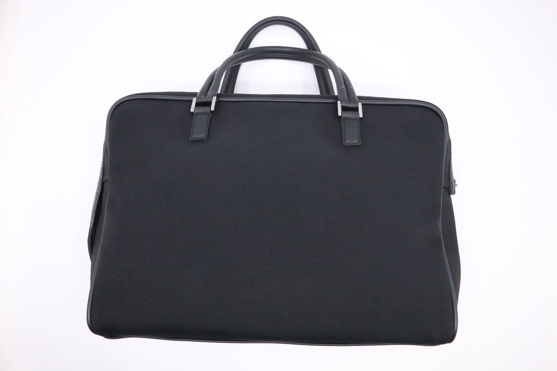 Gucci Duffle Canvas Black Travel Bag