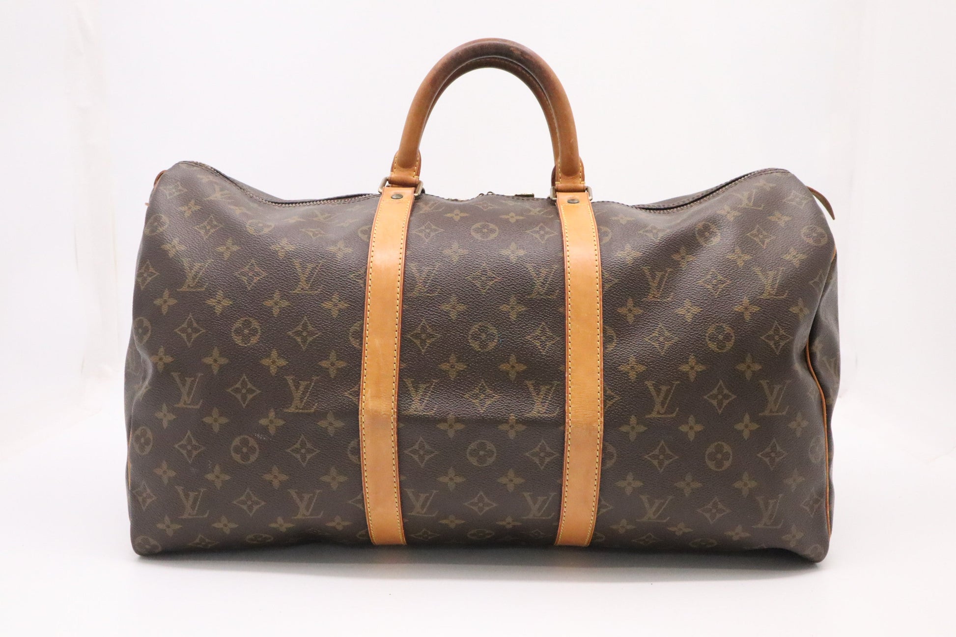 Louis Vuitton Keepall 50 Monogram Canvas Travel Bag Canvas 3