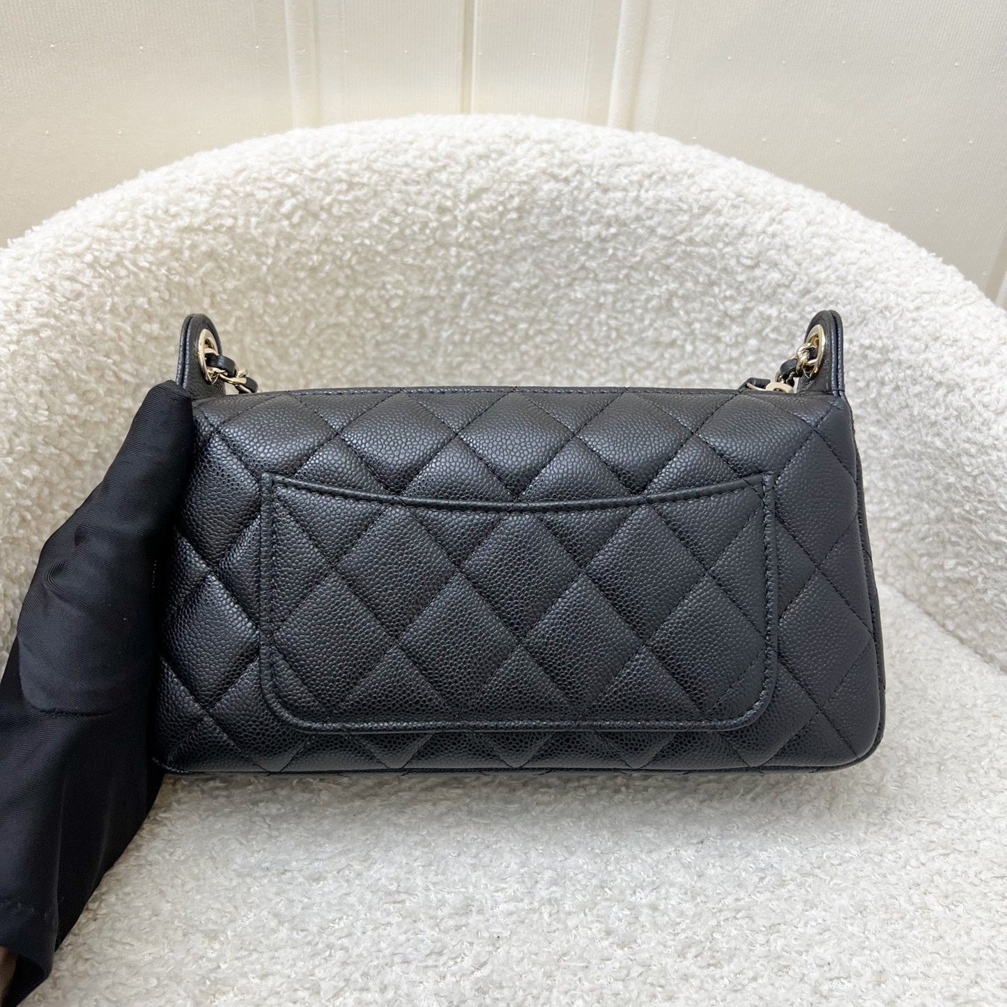 [Local Set - July 2025] Chanel 25A Clutch with Chain in Black Caviar GHW (Model: AP4704)