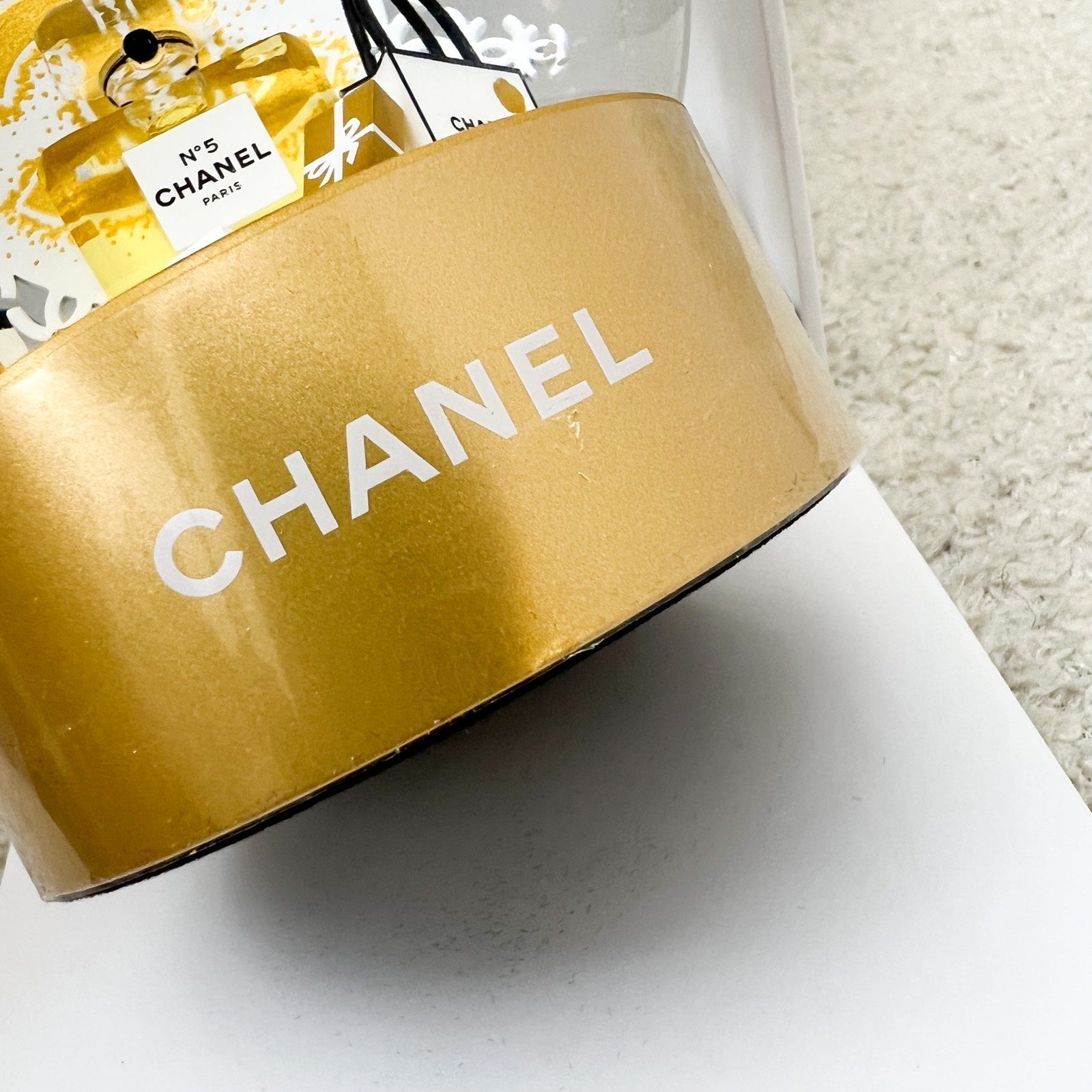 Chanel Vip Gift Snowflake Perfume Globe Bag