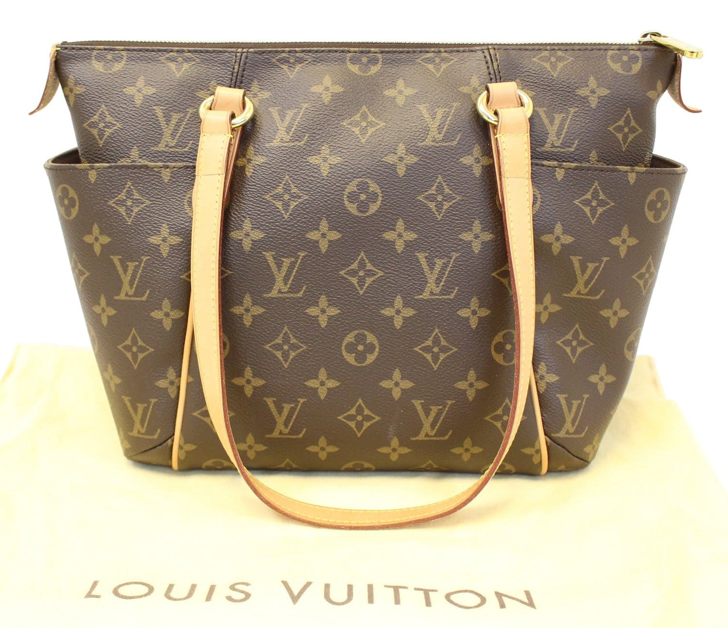 Louis Totally Pm Shoulder Tote Bag Canvas Monogram Shoulder Bag