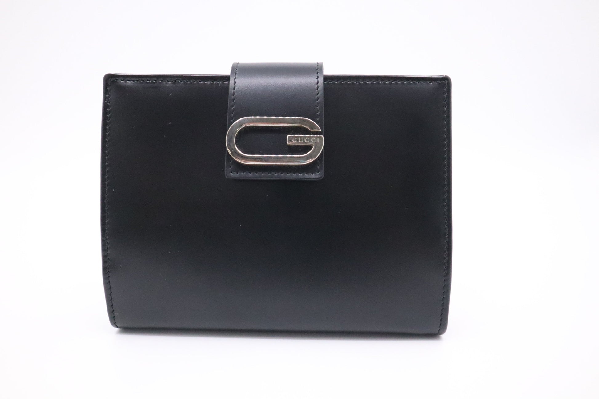 Gucci Agenda In Handbag Leather Black Travel Bag