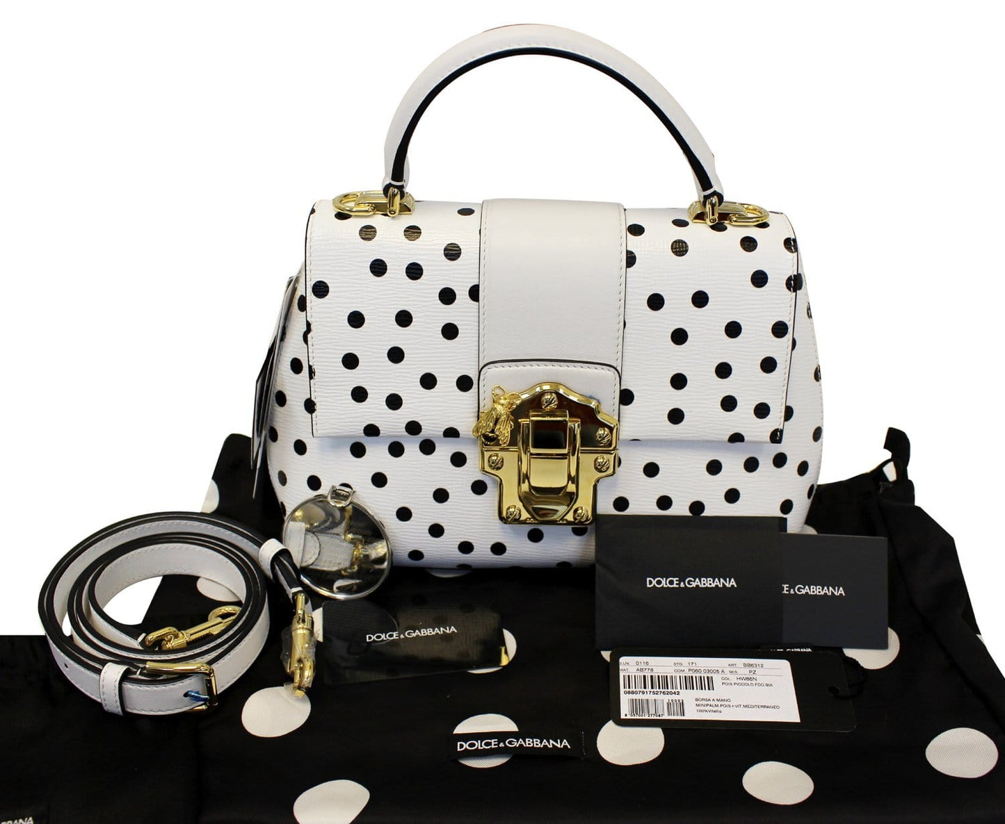 Dolce & Lucia Polka Dot Shoulder Crossbody Crossbody Bag
