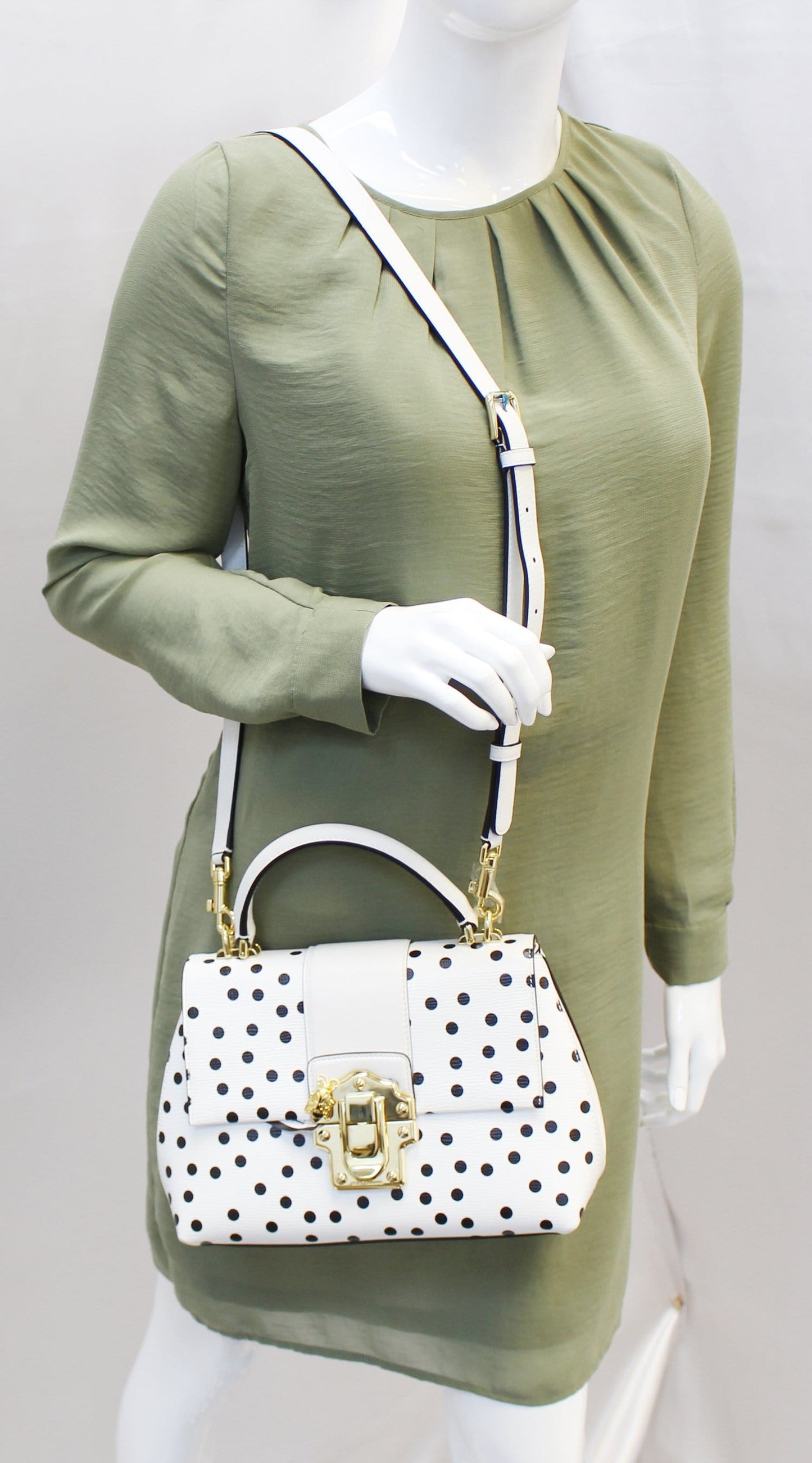 Dolce & Lucia Polka Dot Shoulder Crossbody Crossbody Bag