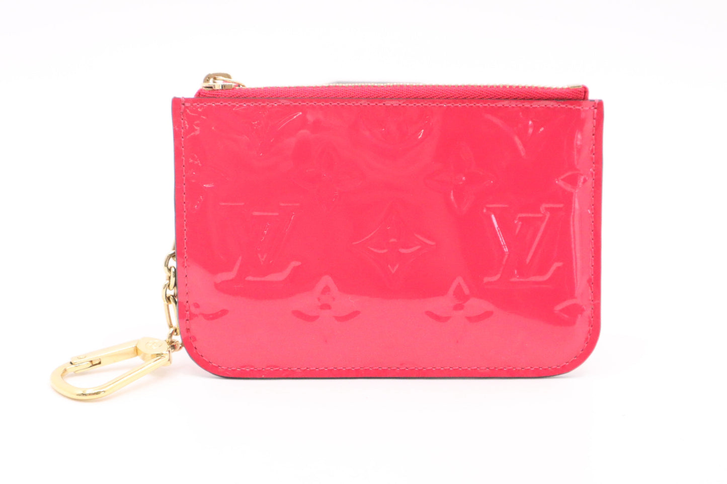 Louis Vuitton Cles NM Rose Pop Vernis Leather Handbag