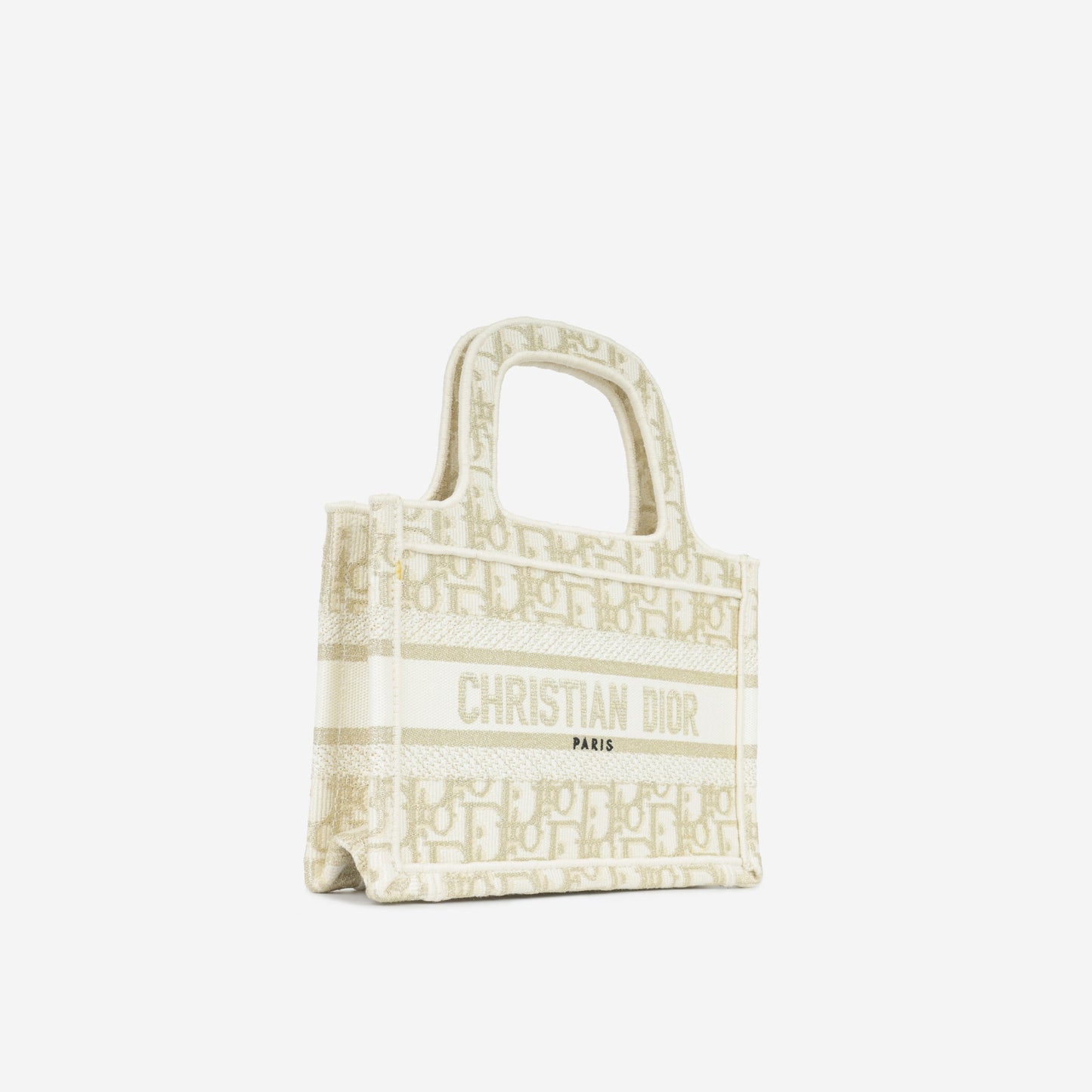 Dior Christian Book Tote Mini Tote Bag Oblique Embroidery 2021