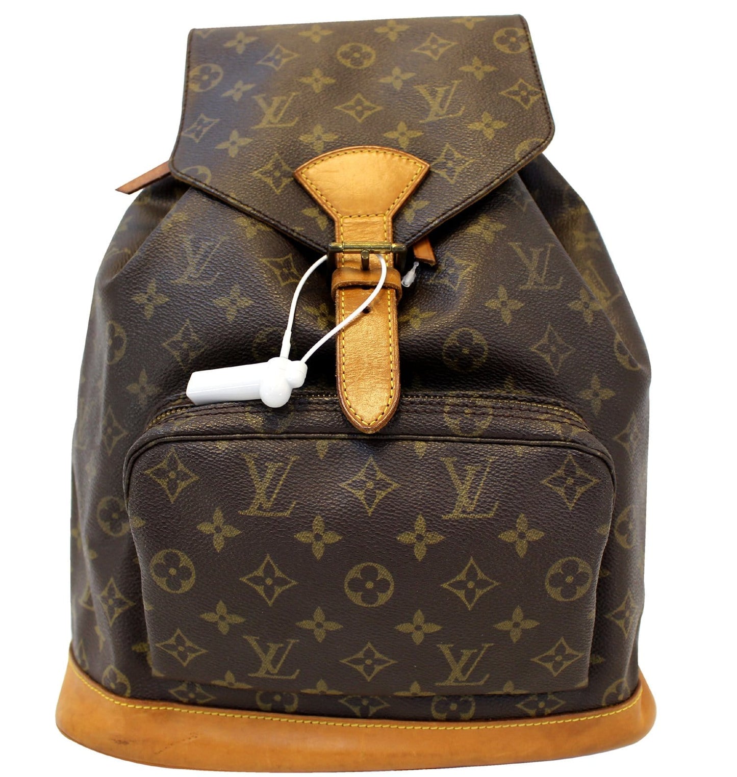Louis Backpack Bag Montsouris Gm Canvas Monogram