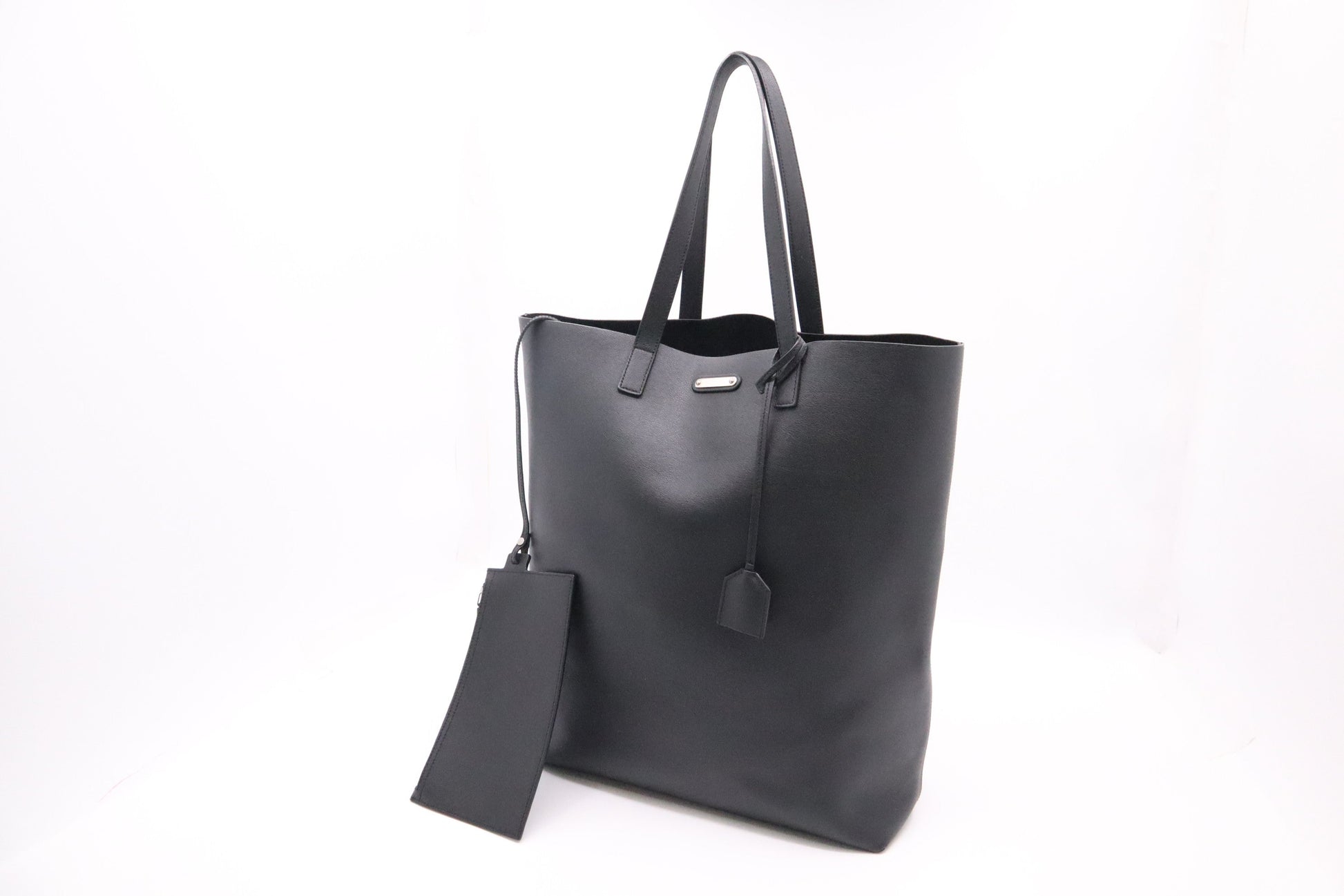 YSL Saint Laurent Tote Bag In Leather Black