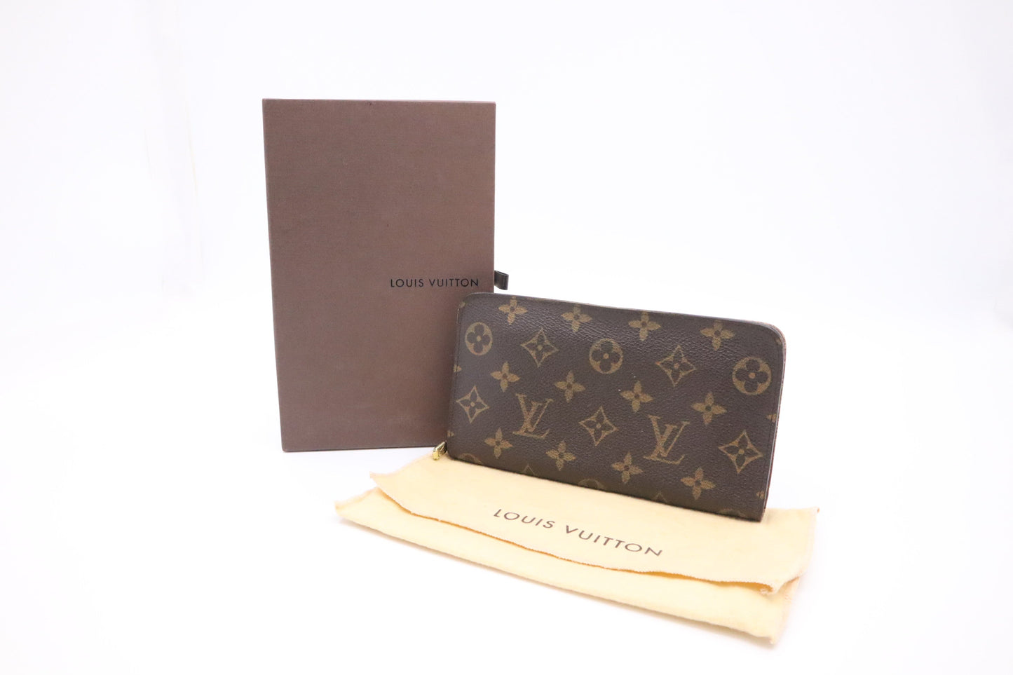 Louis Vuitton Long Zippy Monogram Canvas Wallet Case