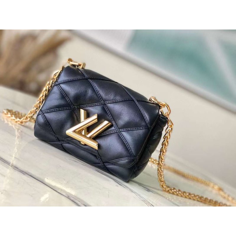 Louis Vuitton Mm Malletage Hand Bag Leather Travel Bag Bag Bg00010