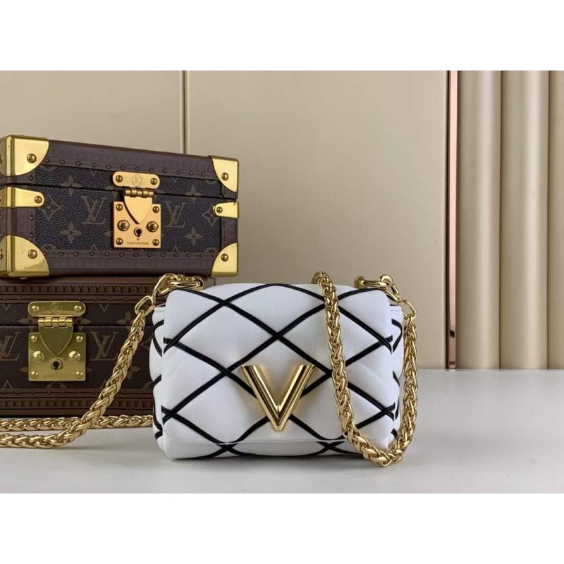 Louis Vuitton Mm Malletage Hand Bag Leather Travel Bag Bg00008 1