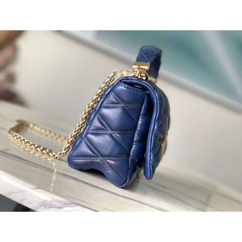 Louis Vuitton Mm Malletage Hand Bag Leather Travel Bag Bag Bg00003