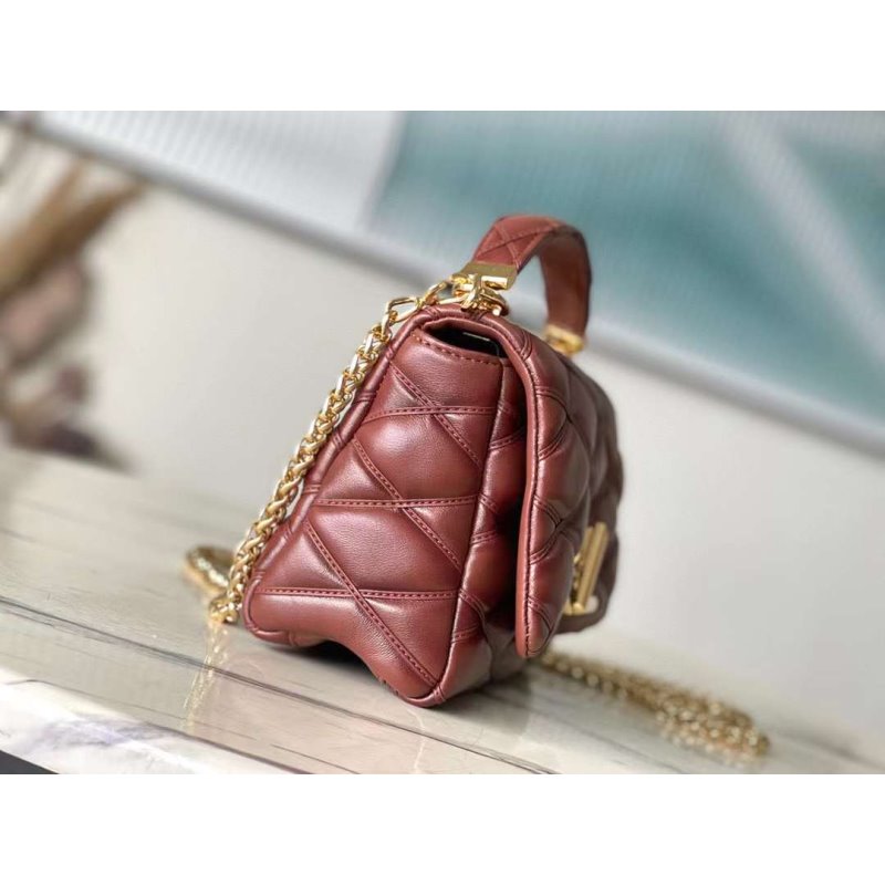 Louis Vuitton Mm Malletage Hand Bag Leather Travel Bag Bag Bg00001