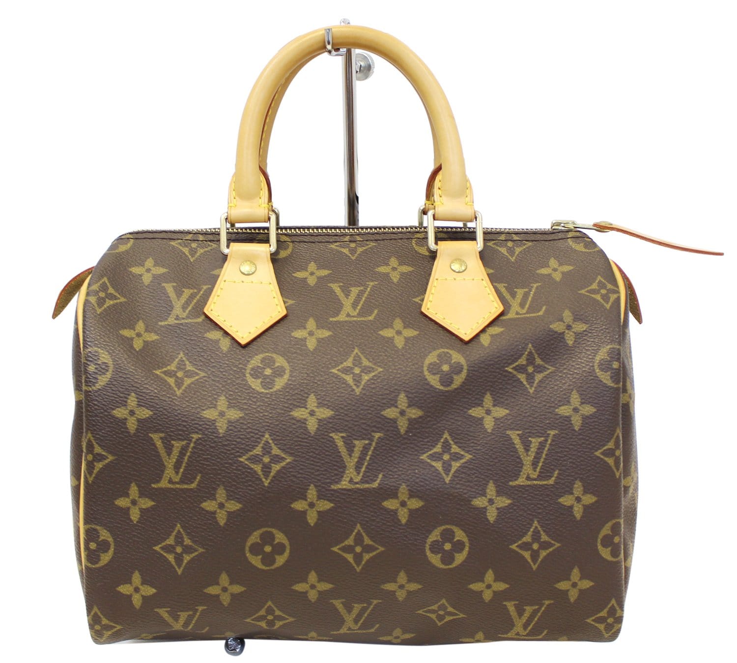 Louis Speedy Satchel Handbag Canvas Monogram Travel Bag Handbag E4384