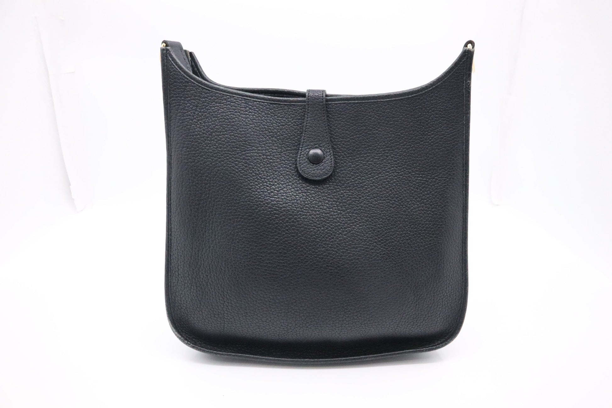 Hermes Evelyne Gm In Handbag Leather Black Travel Bag