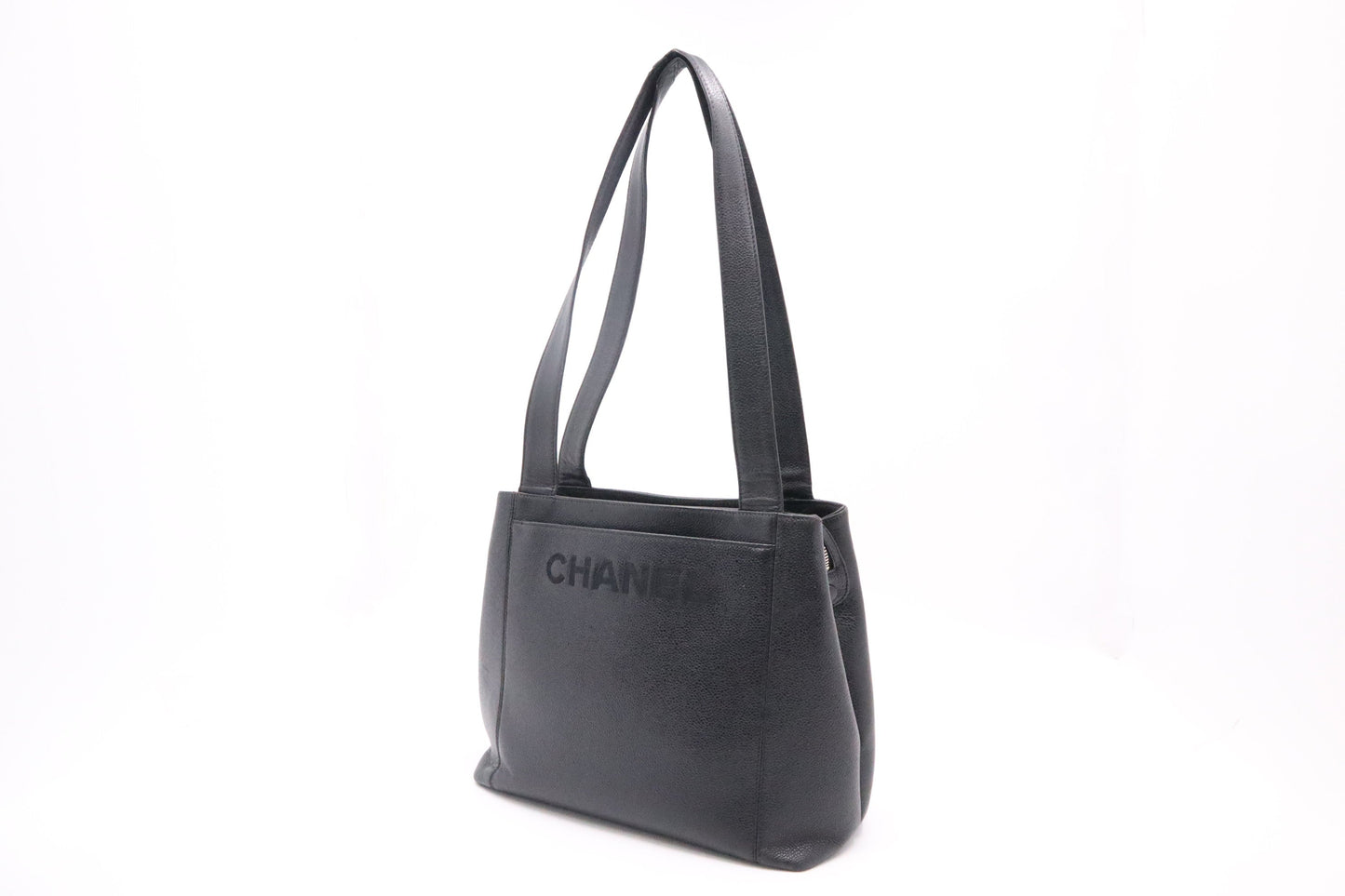 Chanel Caviar Black Leather Shoulder Bag