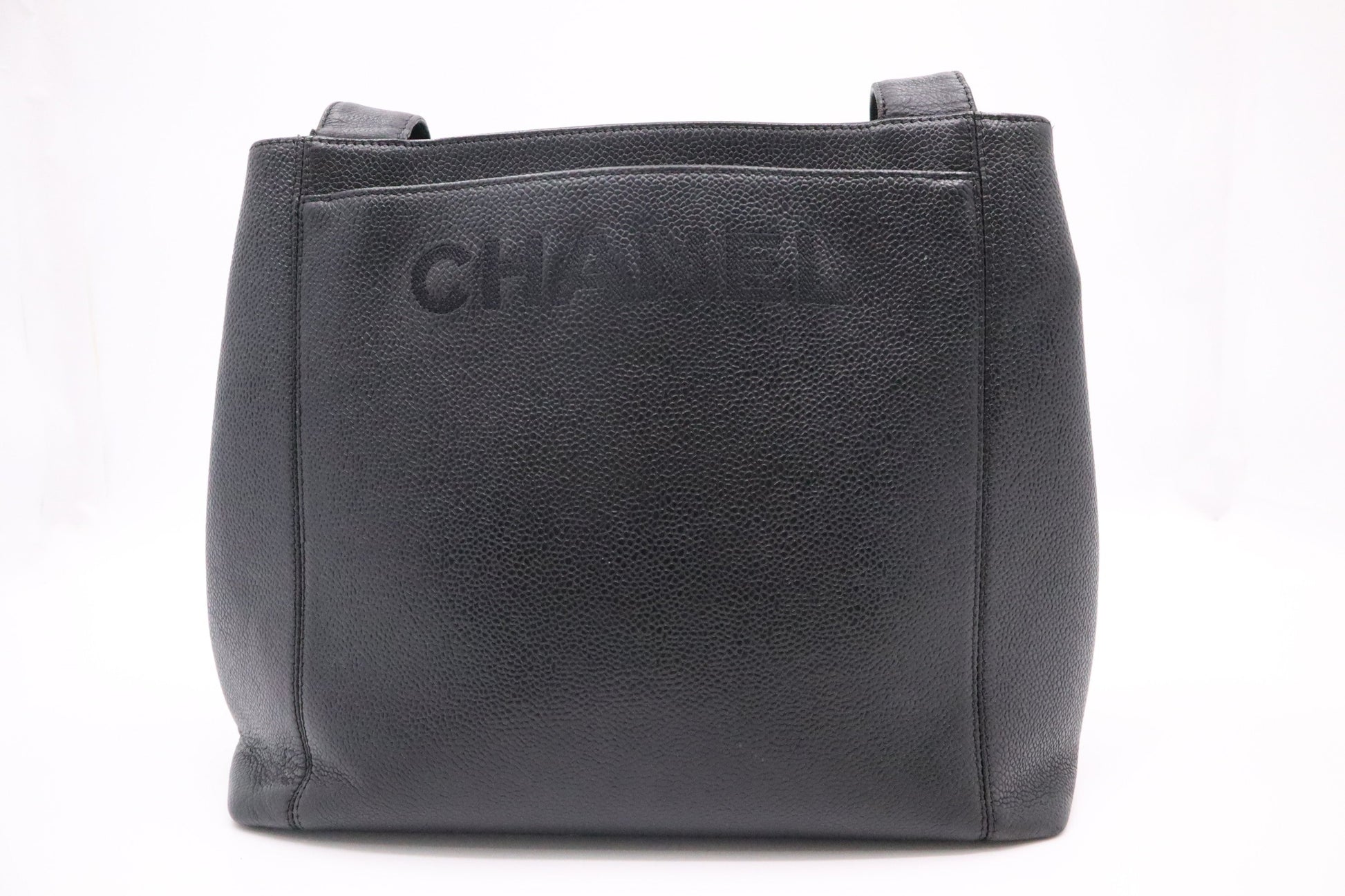 Chanel Caviar Black Leather Shoulder Bag