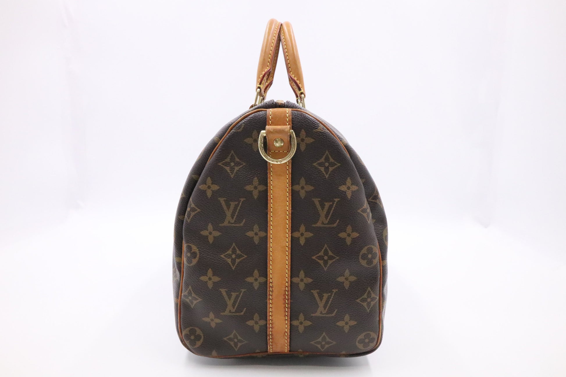 Louis Vuitton Speedy 35 Bandouliere Monogram Canvas Handbag