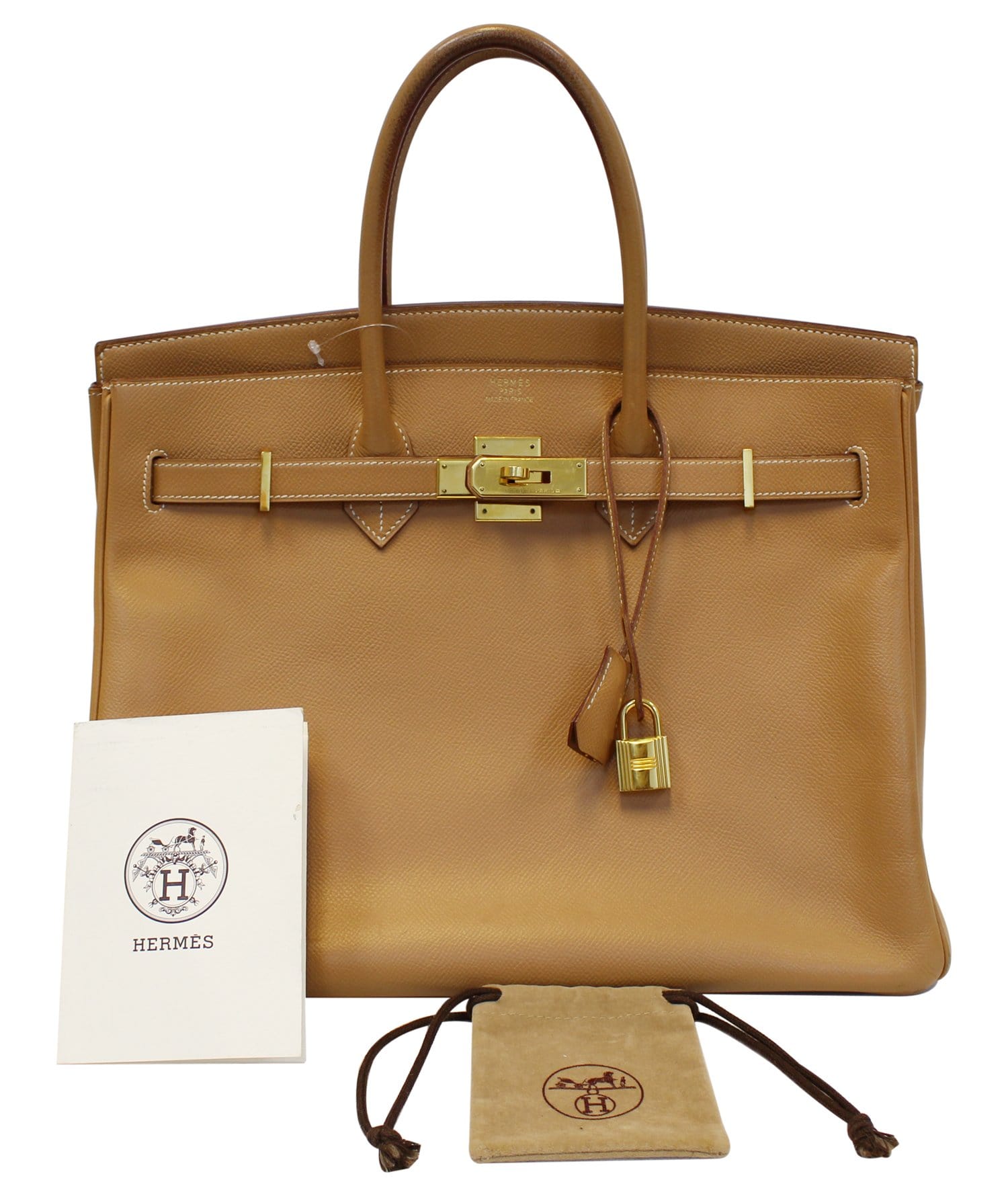 Hermes Birkin Alezan Epsom Hardware Bag Final Call Leather Gold Travel Bag