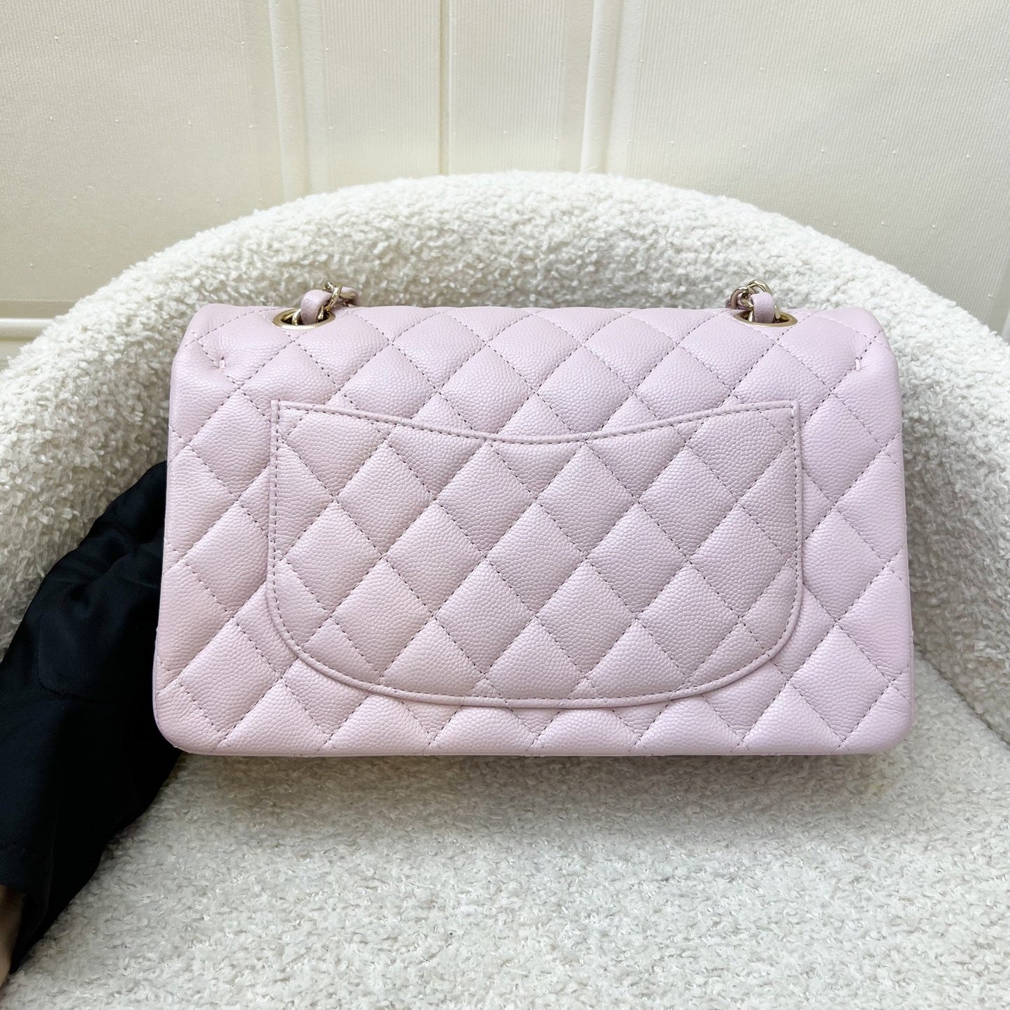 Chanel Small Classic Flap Cf in 21S Rose Clair Lilac Pink Caviar and Lghw ( ) Handbag