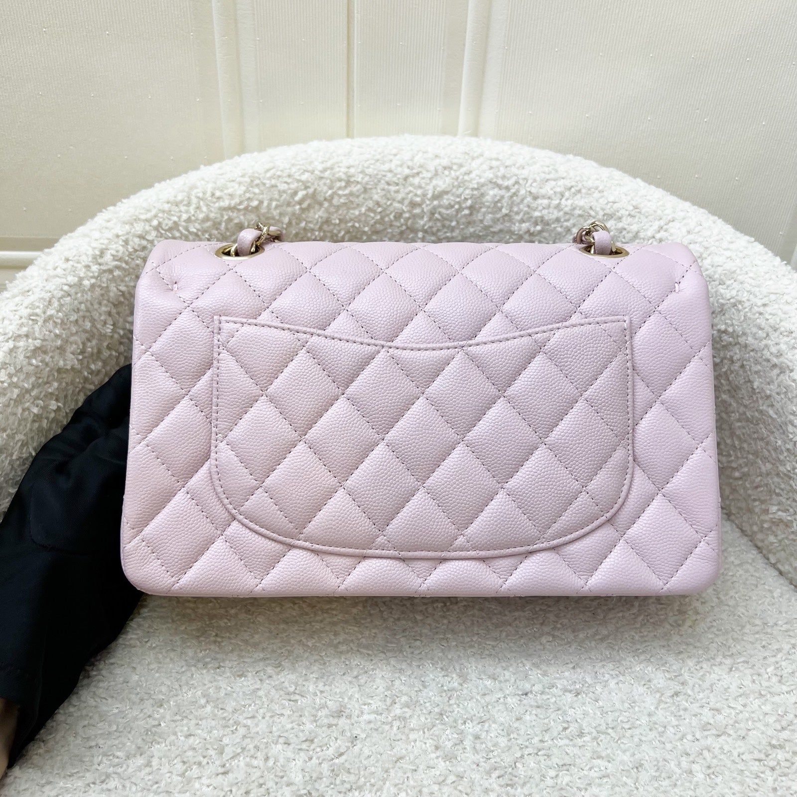 Chanel Small Classic Flap Cf in 21S Rose Clair Lilac Pink Caviar and Lghw ( ) Handbag