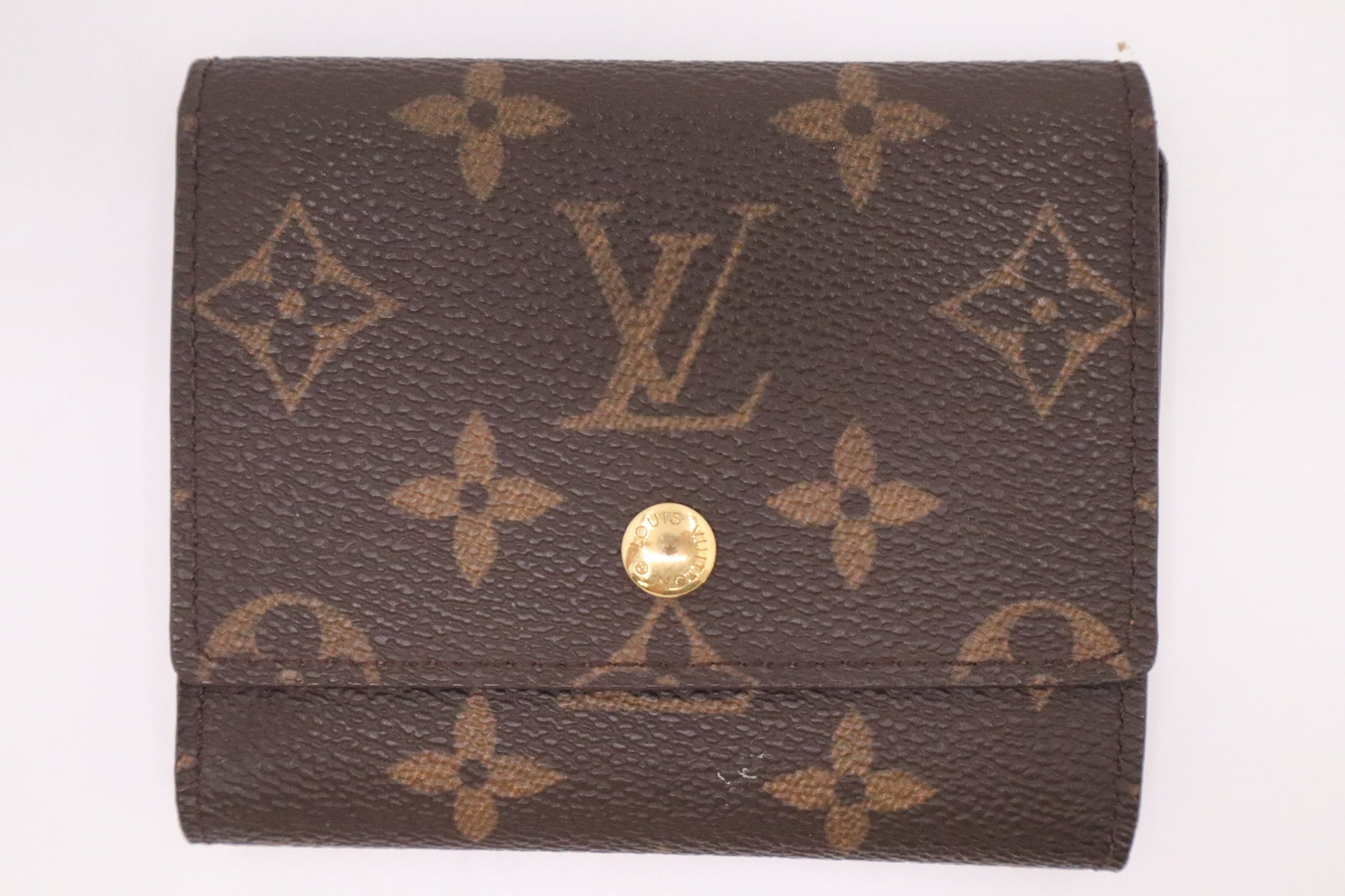 Louis Vuitton Trifold Monogram Canvas Wallet Case