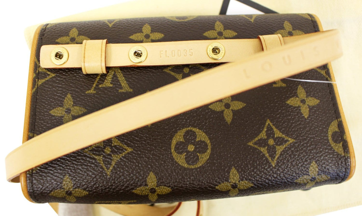 Louis Pochette Florentine Waist Bag Monogram Crossbody Bag