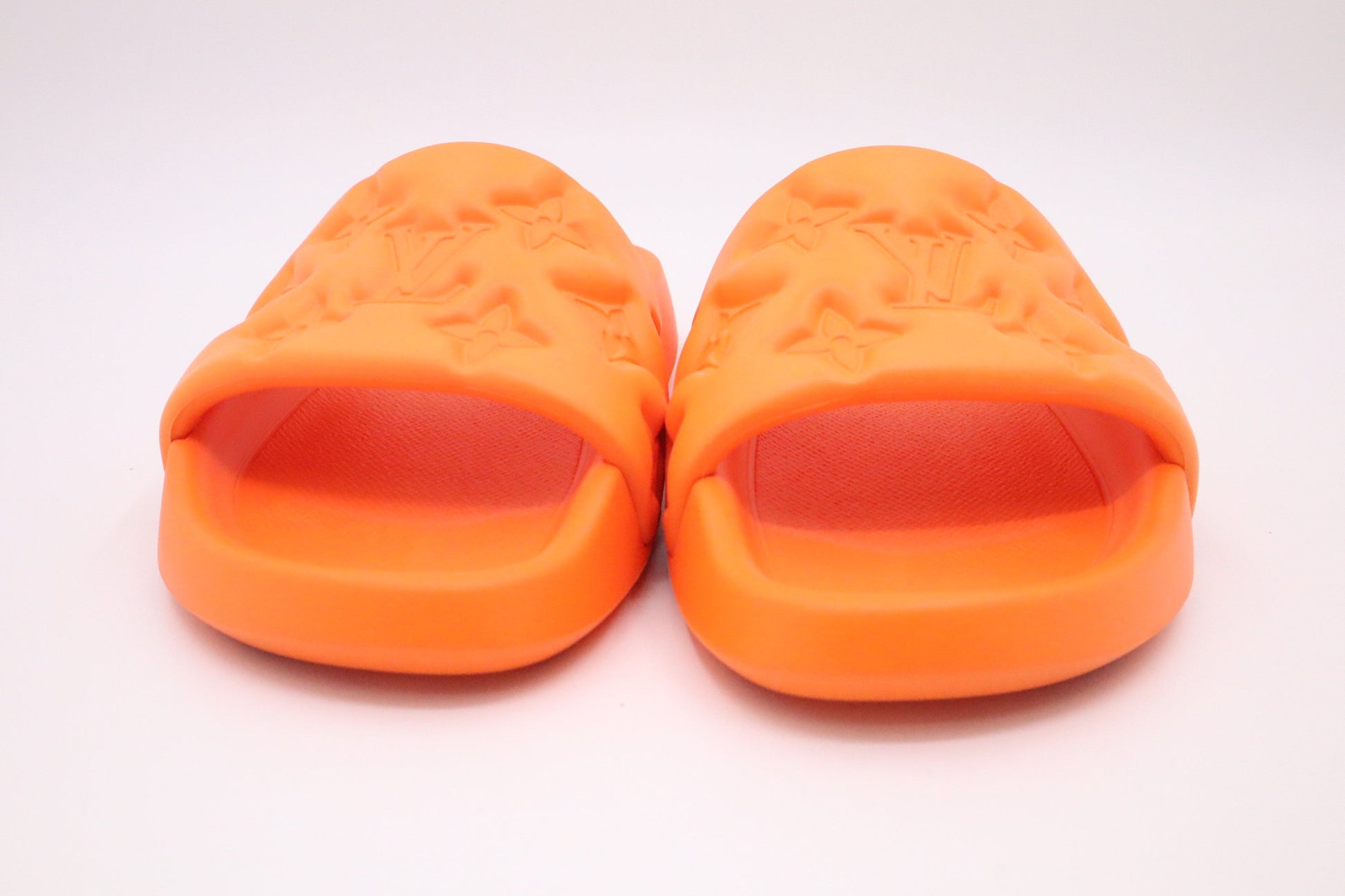 Louis Vuitton Waterfront Mules Orange Shoes