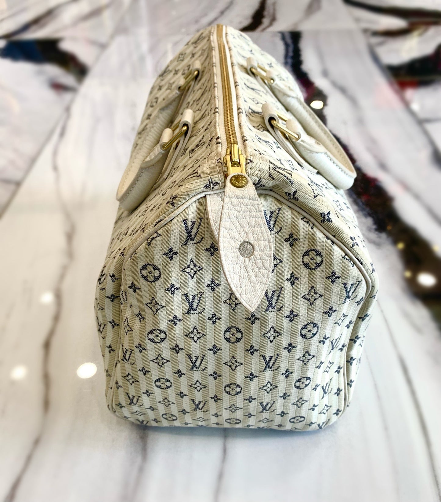 Louis Vuitton LIN SPEEDY 30 Monogram Mini Bag