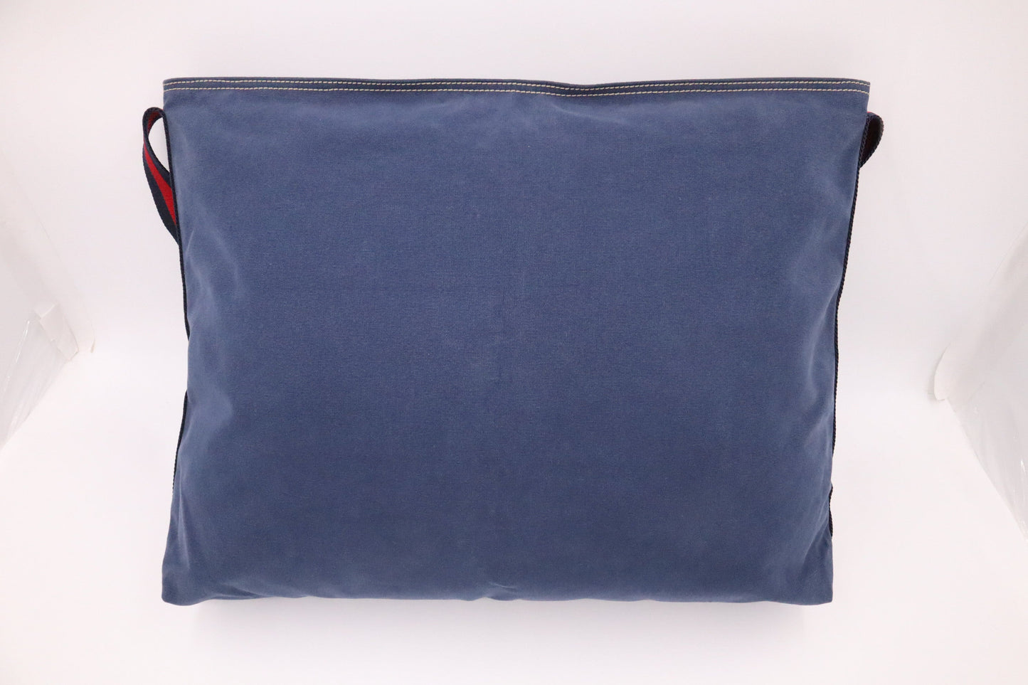 Gucci Sherry Canvas Blue Navy Shoulder Bag