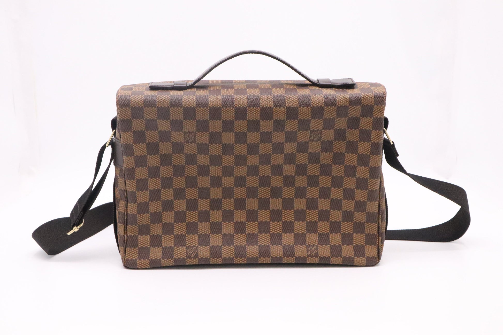 Louis Vuitton Broadway Ebene Damier Canvas Handbag