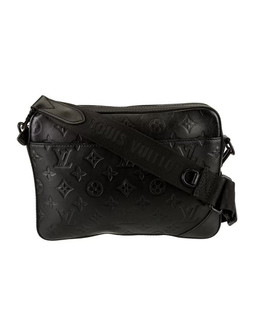 Louis Vuitton SHADOW Monogram Leather Calfskin Crossbody Bag