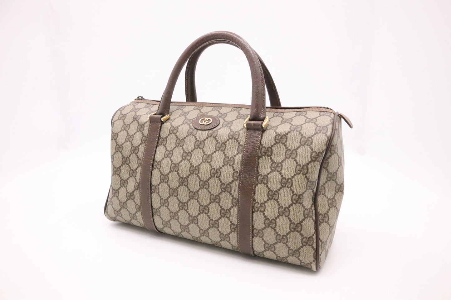 Gucci Boston GG Supreme Canvas Handbag