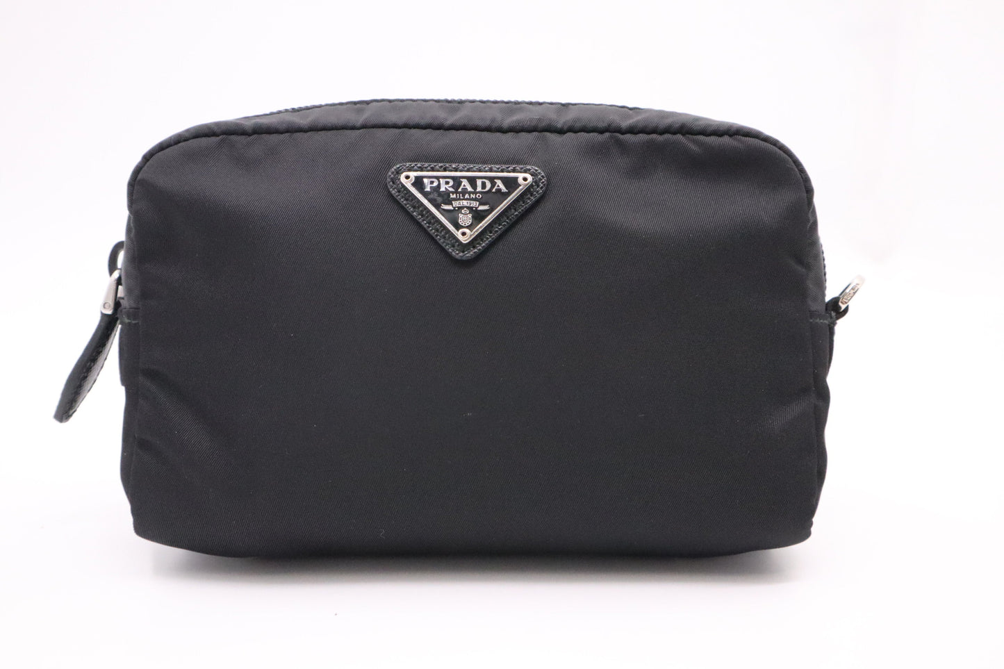 Prada Pouch In Handbag Canvas Nylon Travel Bag