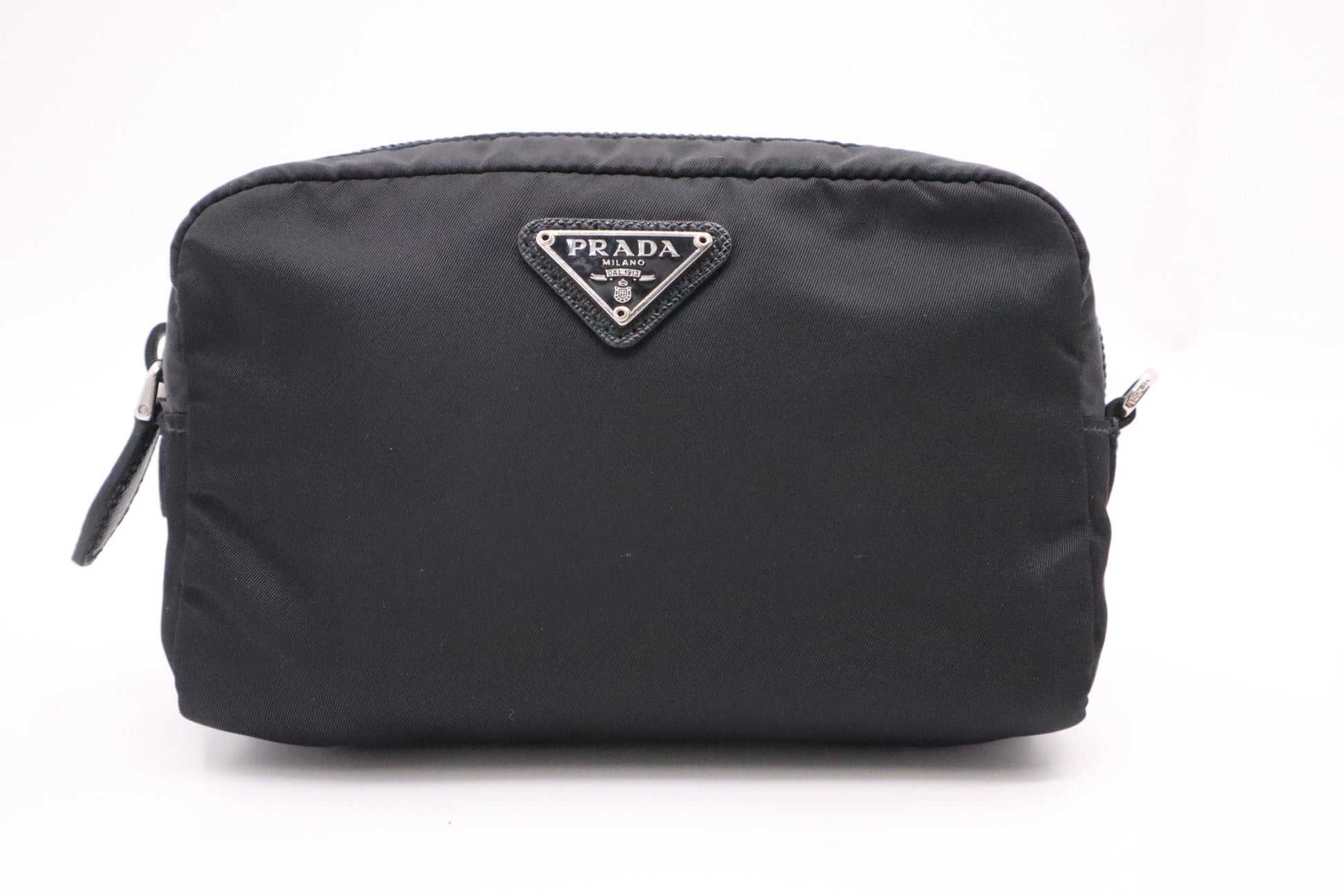 Prada Pouch In Handbag Canvas Nylon Travel Bag
