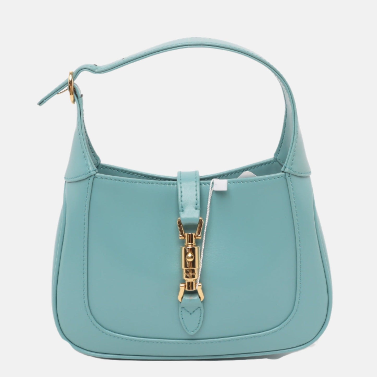 Gucci Jackie Adjustable Strap Leather Blue Mini Bag Strap 1