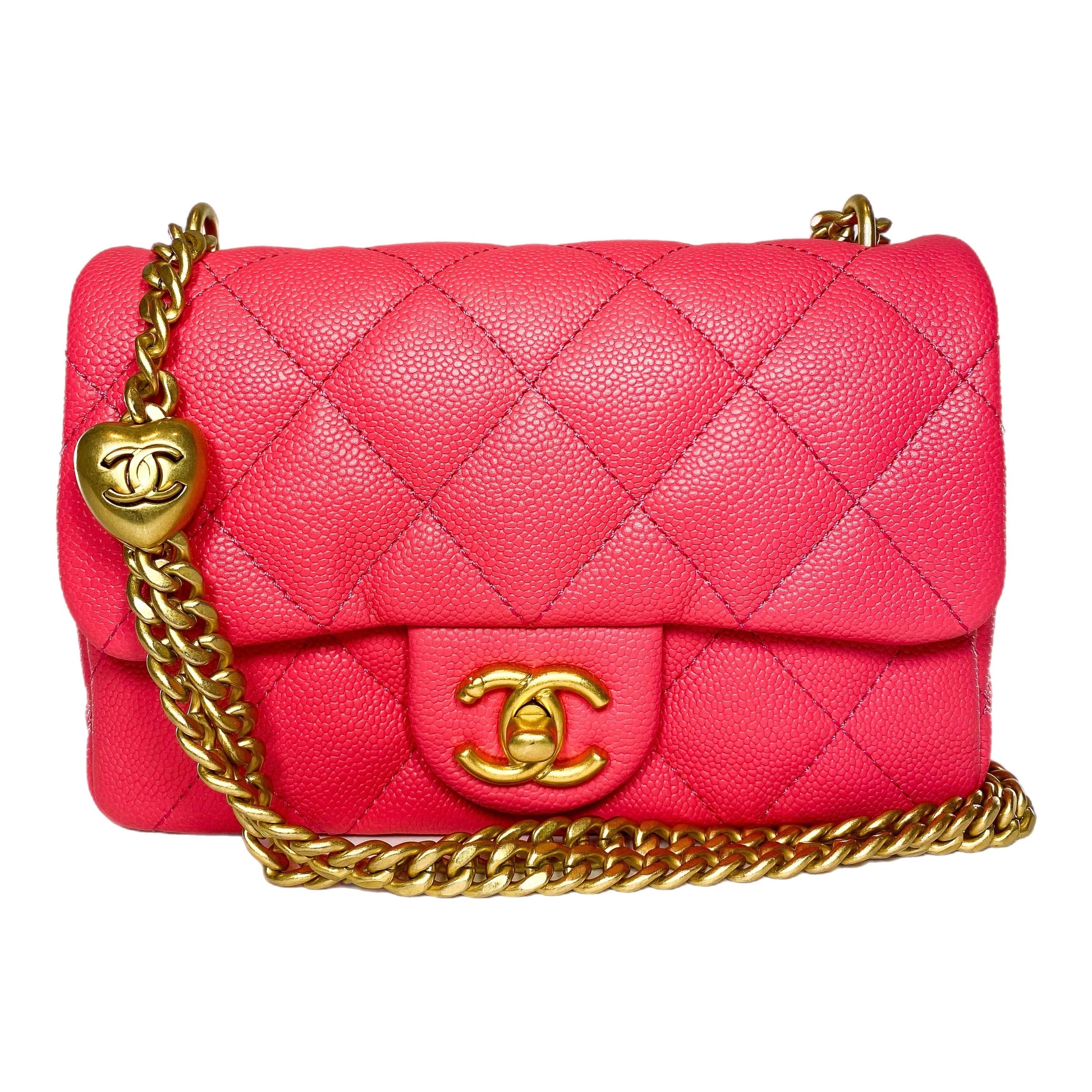Chanel Hot Pink Mini Sweetheart Crush Bag