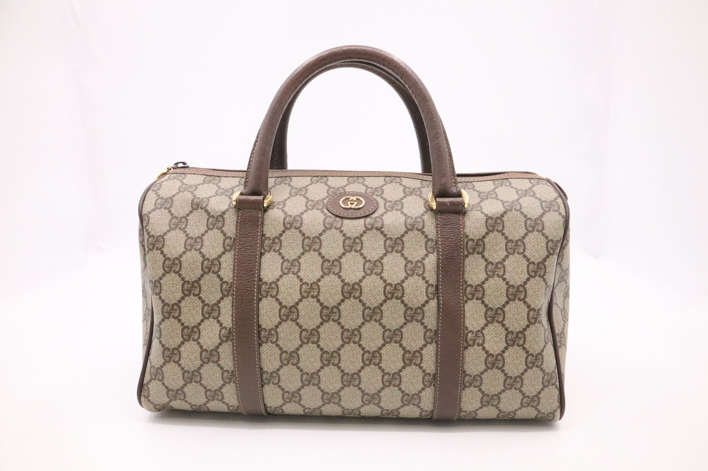 Gucci Boston GG Supreme Canvas Handbag