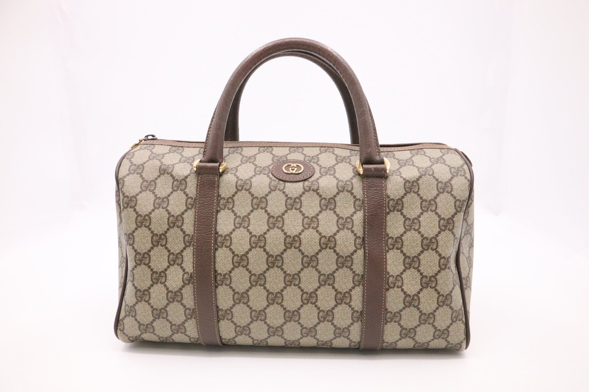 Gucci Boston GG Supreme Canvas Handbag